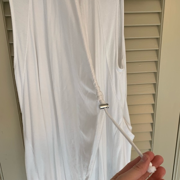 Athleta White Mindset Draped Modal Open Vest Cardigan - Picture 5 of 7